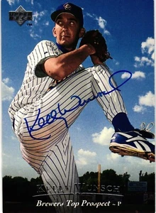 #173 Kelly Wunsch Signed 1995 Upper Deck Minors Baseball Card Brewers AUTO - Picture 1 of 2