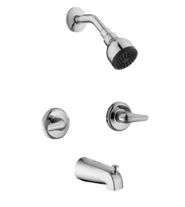 Glacier Bay Aragon Double Handle 1-Spray Tub & Shower Faucet 1.8 GPM - Picture 1 of 11