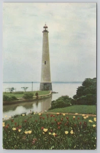 SOHIO Grand Lake St. Mary's Lighthouse Ohio 1950s Gas Oil Advertising Postcard - Picture 1 of 2