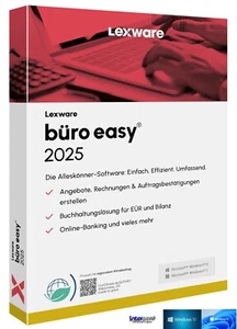 Lexware Büro Easy 2025 Vollversion + Handbuch (PDF), Updates Download NEU - Bild 1 von 4