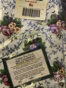 Longaberger Window Valences in Mother's Day Pattern Floral - Picture 1 of 2