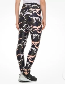 The UPSIDE Camo Multi 54 Fitness Yoga Pant Leggings SzS/4 Retail $110 Carbon 38 - Picture 1 of 6