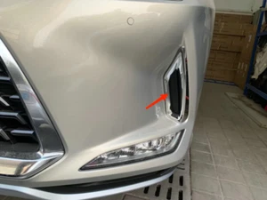 Front Fog Light Lamp Cover Trim For 2020-2022 Lexus RX300 RX350 RX450h Chrome - Picture 1 of 2