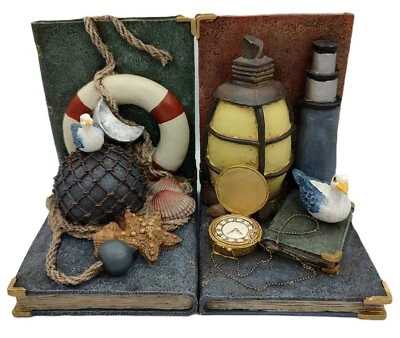 Heritage Mint Nautical Theme 3-Dimensional Bookends - Image 1 of 4