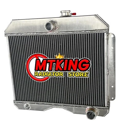 Full Aluminum Radiator For 1949-1964 1963 62 JEEP TRUCK Willys Chevy Engine Swap - Image 1 of 4