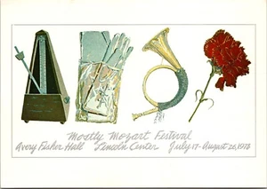 Don Nice "Mostly Mozart Festival 1978" ART CHROME POSTCARD D1 - Picture 1 of 2
