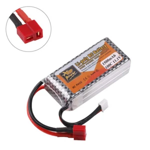 1500mAh 3S 11,1V 100C Lipo Batterie mit T Stecker für Fernsteuerung Drohne Flugz - Bild 1 von 5