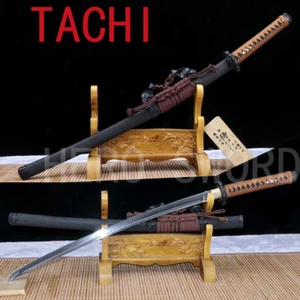 Espada Katana Samurai Tachi Full Tang Japonesa Acero Plegada Damasco Hecha a Mano - Imagen 1 de 12