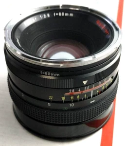 Carl Zeiss Reolleiflex Rollei HFT Camera Lens 1:2.8 80mm - Picture 1 of 4
