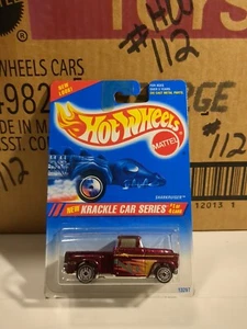 VINTAGE Hot Wheels 56 Flashsider Steel Stamp Series Ultra Rare Error Card - Picture 1 of 8