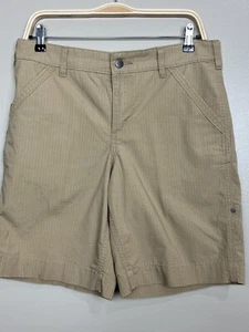 CARHARTT Roll Up Utility Shorts Women’s Sz 10 Beige Tan Rip Stop - Picture 1 of 7