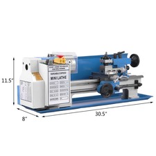 Velocidad  Torno Metal Lathe hazlo tú herramienta Mini Metal  7"x14"