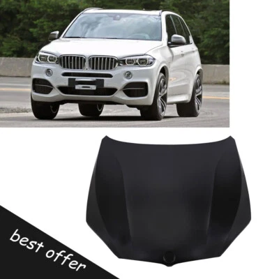 Hood Front Panel For 2014-2018 BMW X5 2015-19 X6 Primed Aluminum Foto 1 de 4