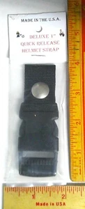 helmet quick release clip 1 inch motorcycle accessory part made USA - Picture 1 of 2