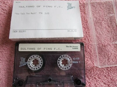 Sultans Of Ping F.C. U Talk 2 Much Hit Factory PROMO Tape Demo Cassette Single - Image 1 of 4