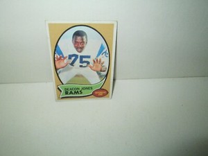 DEACON JONES 1970 FOOTBALL CARD Topps #125 LOS ANGELES RAMS HOF DE VG-
