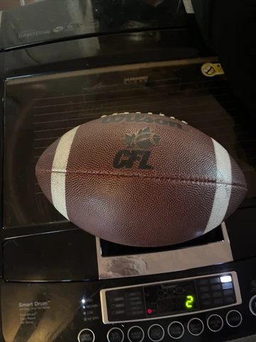 canadian football league game used ball Cover
