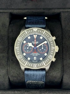 NEW 2025 Tudor Pelagos Fxd Chrono 43mm 25807KN Titanium Blue Dial - Picture 1 of 9