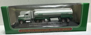 Hess 1998 Miniature Tanker Truck Holiday Toy In Box First In Series. - Picture 1 of 4