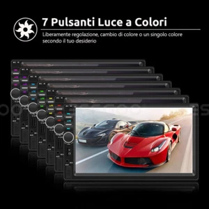 AUTORADIO STEREO MP3 7'POLLICI BLUETOOTH FM USB AUX 2DIN - Foto 1 di 9