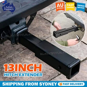 13" Inch Hitch Extender Extension Heavy Duty Tow Bar Trailer 4WD Car 2" New - Picture 1 of 9