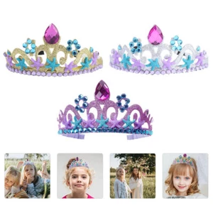 3 Pcs Children's Crown Headband Bride Bridesmaid for Toddler Girls Accessory - Picture 1 of 12