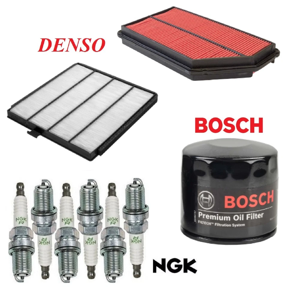 Kit de puesta a punto filtros de aceite de cabina de aire bujías para ACURA MDX V6 3,5 L 2001-2002 Foto 1 de 1