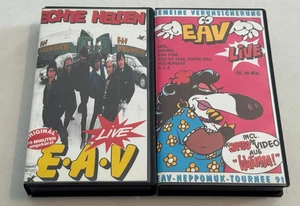 2 x EAV Echte Helden Nepomuk Tournee 91 Live VHS Erste allgemeine Verunsicherung - Bild 1 von 8