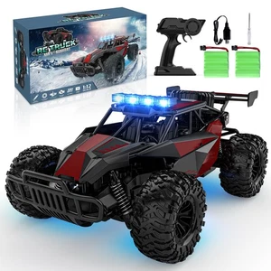 Coche con control remoto, 2,4 GHz Alta Velocidad 33 km/h RC Coches Juguetes, 1:12 Monster RC Tr... - Imagen 1 de 7
