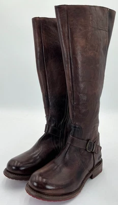 Botas de cuero rústico de teca Bed Stu Glaye para mujer talla 7,5 (pantorrilla ancha) Foto 1 de 4
