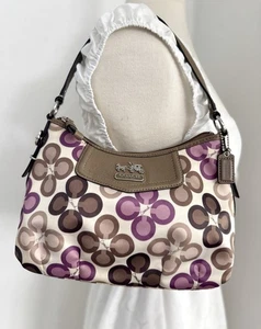 Coach 44438 lila Madison Clover Print Y2K Tasche klein - Bild 1 von 17