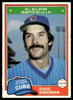 1981 O-Pee-Chee Dave Kingman Chicago Cubs #361 - Image 1 of 2