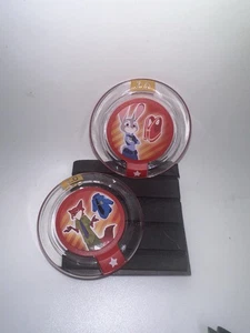 JUEGO DE 4 DISCOS DE ALIMENTACIÓN DISNEY INFINITY 3.0 JUDY HOPPS NICK WILDE Zootopia - Imagen 1 de 2