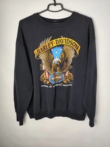 Vintage Streetwear 1991 Harley Davidson 3D Emblem Sweatshirt - Bild 1 von 7