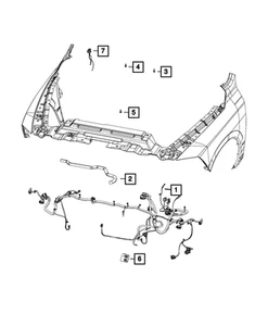 Genuine Mopar Front End Module Wiring 68371282AB - Picture 1 of 1