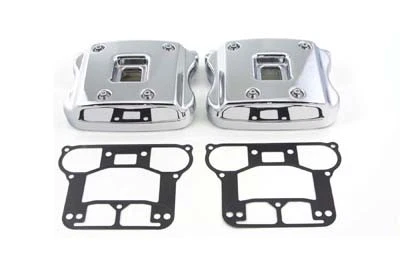 Juego de funda balancín cromada para Harley Davidson Foto 1 de 2