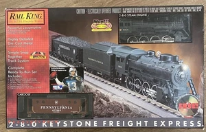 M.T.H. Rail King Pennsylvania 2-8-0 Keystone Freight Express Train Set 30-4023-0 - Picture 1 of 5