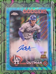 JAMES OUTMAN 🔥 Rookie Cup Autograph /199 🔥 2024 Topps Chrome Update AC-JOU - Picture 1 of 2