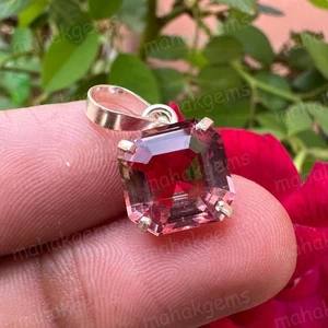 Certified 10.50 CT Natural Alexandrite Color-Change Pendant In 925 Solid Silver - Picture 1 of 6