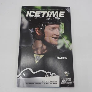 Pittsburgh Penguins Detroit Red Wings Ice Time Game Program December 13 2011 - Picture 1 of 3