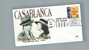 1999  First day Cover #3186n A  Streetcar Named Desire Casablanca WII cachet - Picture 1 of 2
