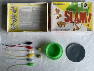 Juego de captura de ratones "Slam" vintage coleccionable, Waddingtons, 1974 - Imagen 1 de 16