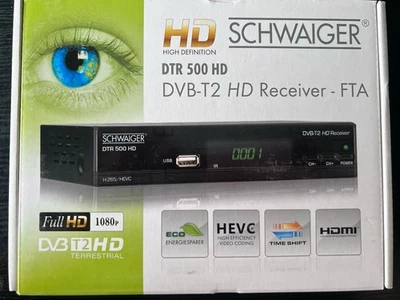 Schwaiger DTR 500 HD DVB-T2 Receiver  - Bild 1 von 2