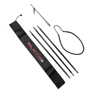 Carbon Fiber 7' Travel Spearfishing 3-Piece Pole Spear Single Flopper Tip, On... - Picture 1 of 7