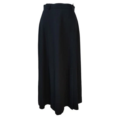 Maxi Falda Para Mujer Colección Liz Claiborne Talla 8 Negra Forrada Larga Clásica Foto 1 de 4
