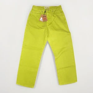 Stussy Herren Washed Canvas Classic Jeans EJ1 Cactus Green Größe 30 Neu mit Etikett - Bild 1 von 8