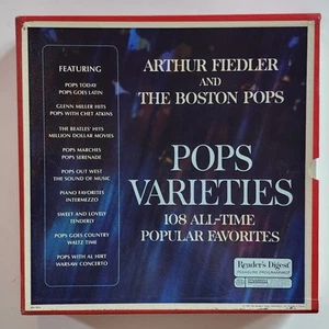 Arthur Fiedler and the Boston Pops: 108 Popular Favorites 9 Record Boxed Set - Picture 1 of 10