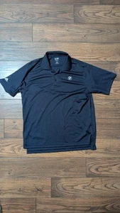⛳ BMW Polo Shirt Mens Large Blue Adidas Golf Peformance Summer Logo - Picture 1 of 6
