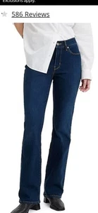 Levi's klassischer Bootcut mittelhoher Bund leicht durch Hüfte & Oberschenkel Damengröße 4 Medium - Bild 1 von 4