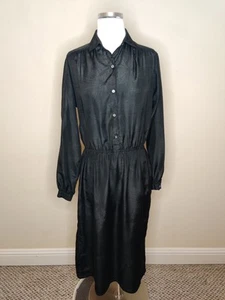 Vintage Diane von Furstenberg Midikleid Starburst geprägt 10 Damen Goth Hexe - Bild 1 von 14